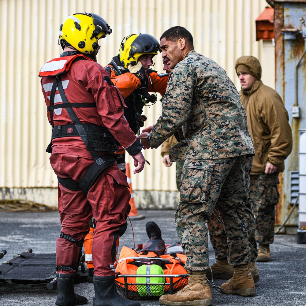 Shock Trauma Platoon Simulates Transfer and Medical Aid