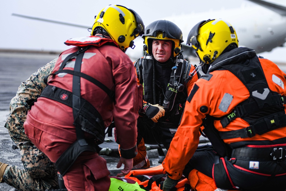 Shock Trauma Platoon Simulates Transfer and Medical Aid