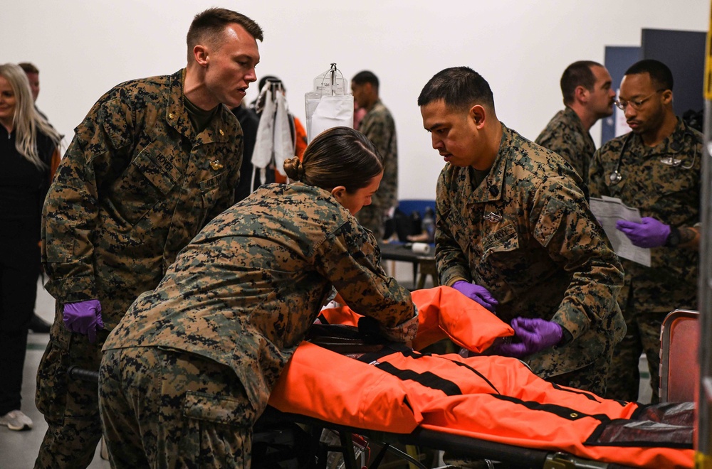 Shock Trauma Platoon Simulates Transfer and Medical Aid