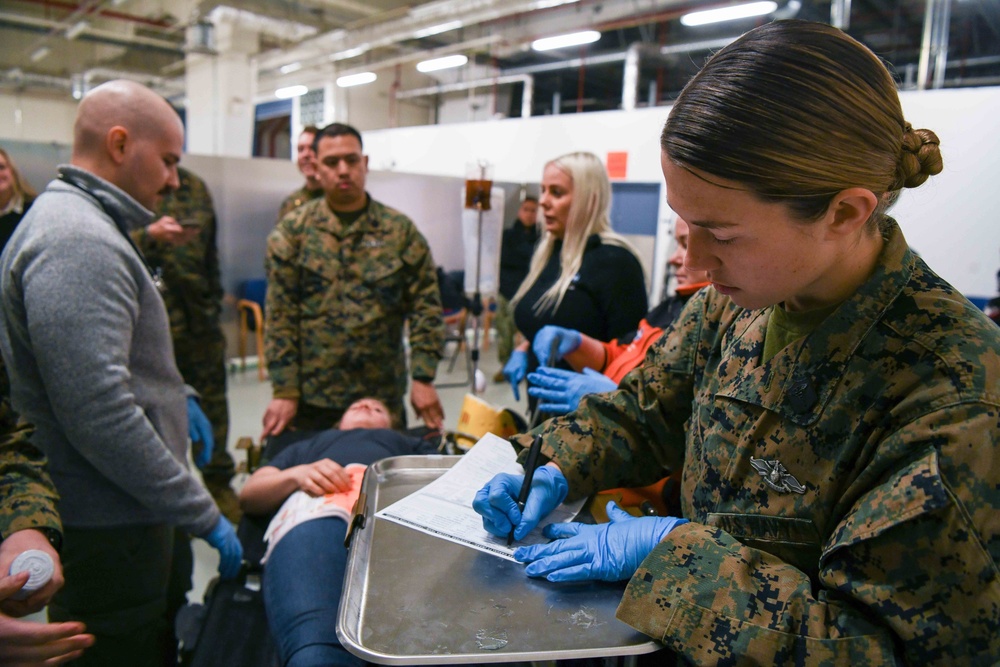 Shock Trauma Platoon Simulates Transfer and Medical Aid