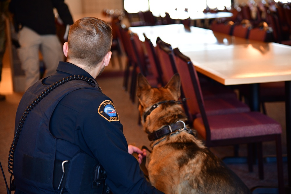 Security Forces and Local Police K9 Partners in Training