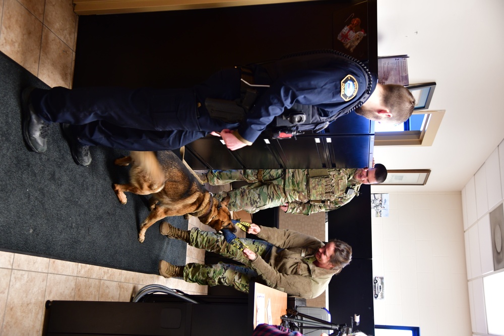 Security Forces and Local Police K9 Partners in Training