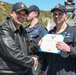 USS Ross Sailors receive awards