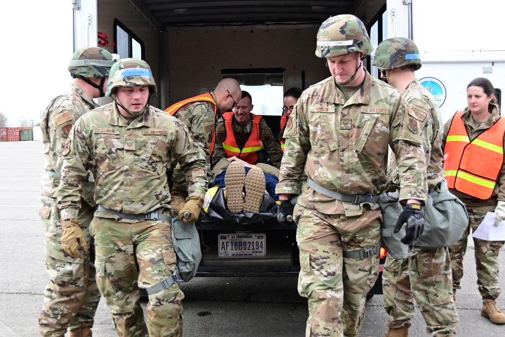 118th Med Group train for expanded tactical care mission during wing exercise.