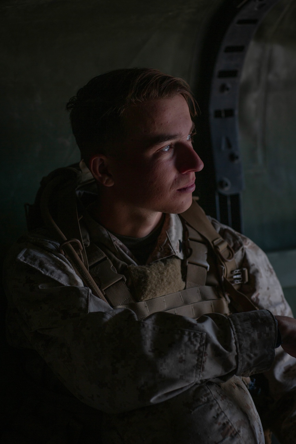 U.S. Marines with CLB1, CLR1, 1st MLG, conduct a CMP range for ITX 3-22