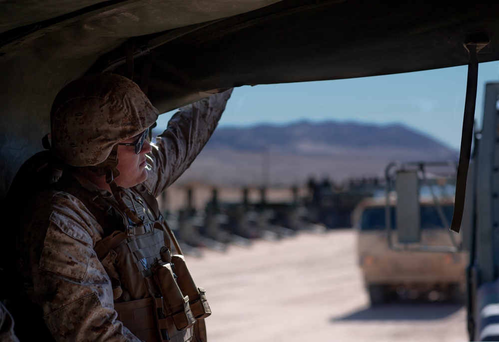 U.S. Marines with CLB1, CLR1, 1st MLG, conduct a CMP range for ITX 3-22