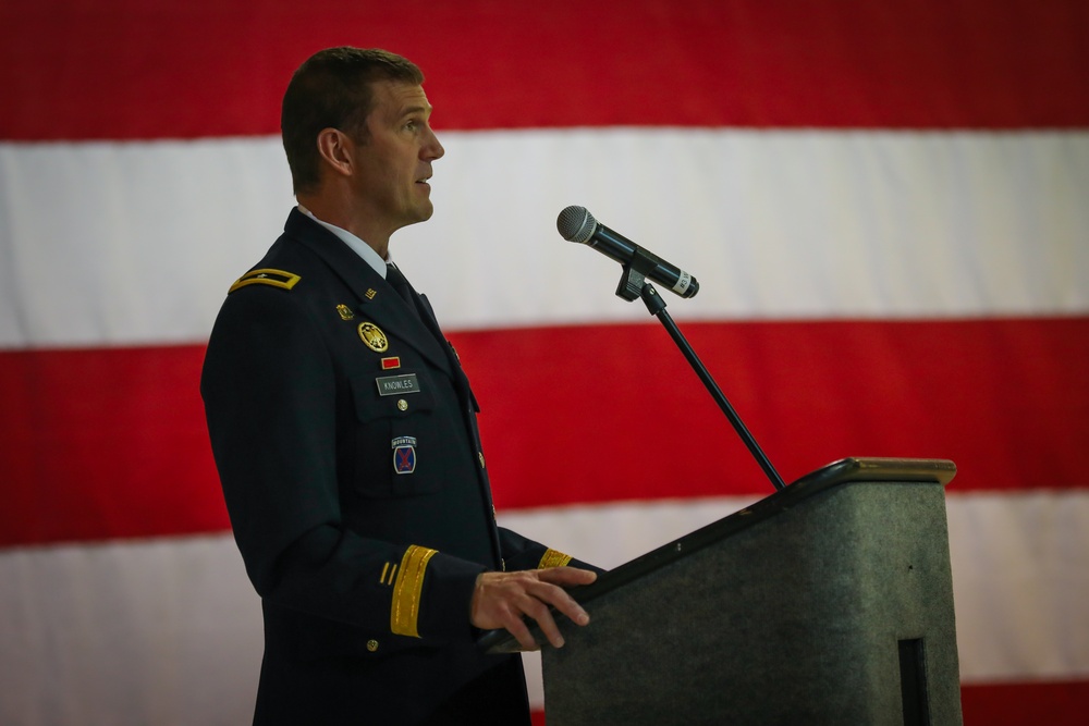 Brig. Gen. Charles Lee Knowles, retires from military service after 35 years