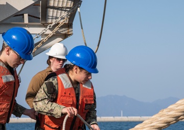 Staying afloat: Marine Corps Air Station Iwakuni’s harbor operation’s  art in supporting naval vessels