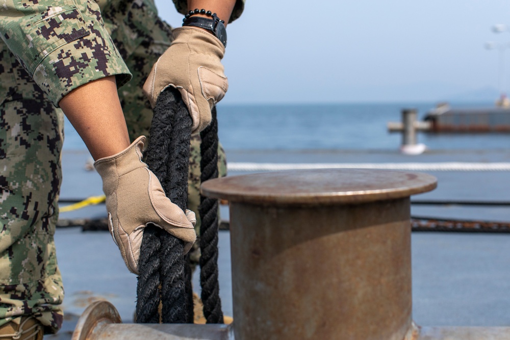 Staying afloat: Marine Corps Air Station Iwakuni’s harbor operation’s  part in supporting naval vessels