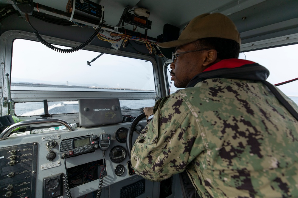 Staying afloat: Marine Corps Air Station Iwakuni’s harbor operation’s  part in supporting naval vessels