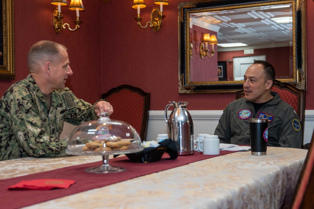 Force Master Chief Visits USS Ronald Reagan (CVN 76)