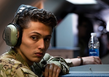 E-3 Sentry connects with KC-10 Extender