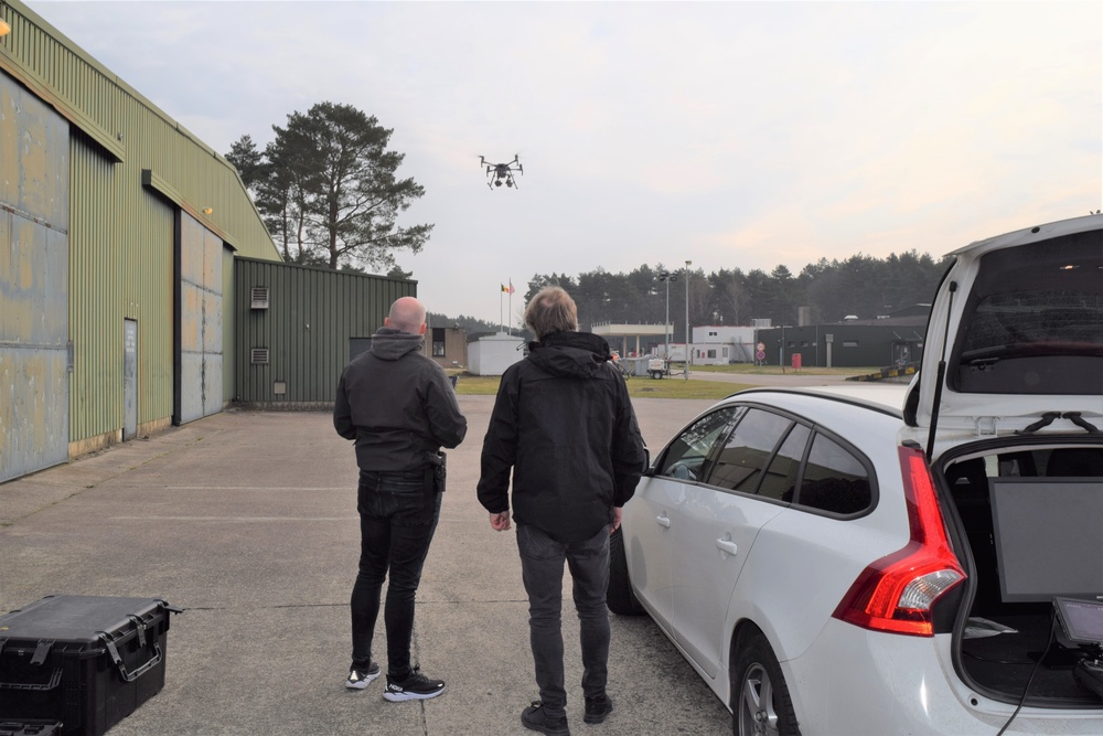 Team launches drone to spy on hypothetical car bomb