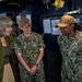 Gridley conducts a ship tour with the Deputy Chief of Mission to the U.S. Embassy in Bahrain Maggie Nardi