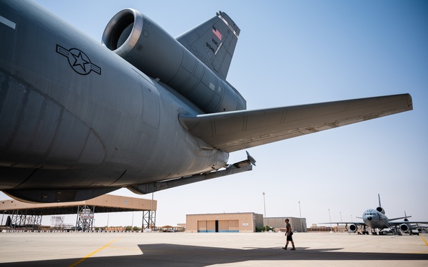 Airmen fly final McGuire AFB KC-10 deployment sortie