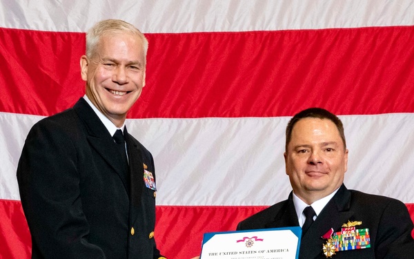 Carrier Strike Group 10 Holds Change of Command Ceremony