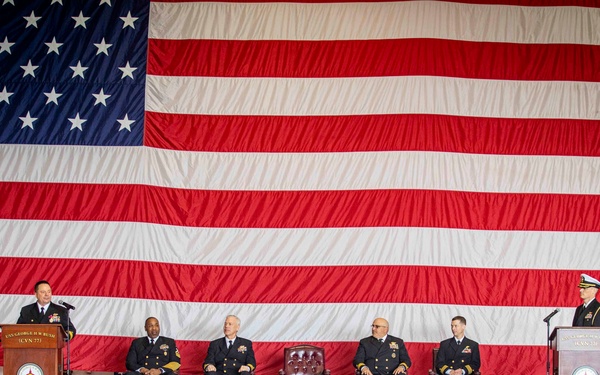 Carrier Strike Group 10 Change of Command Ceremony