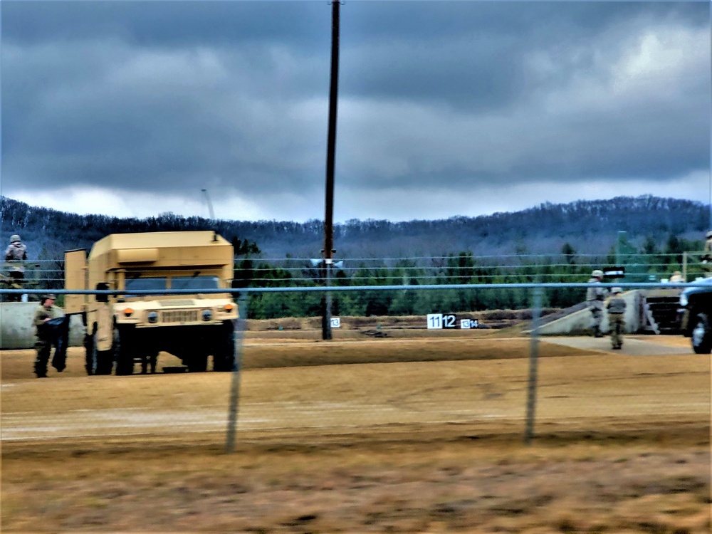 Weekend training operations at Fort McCoy