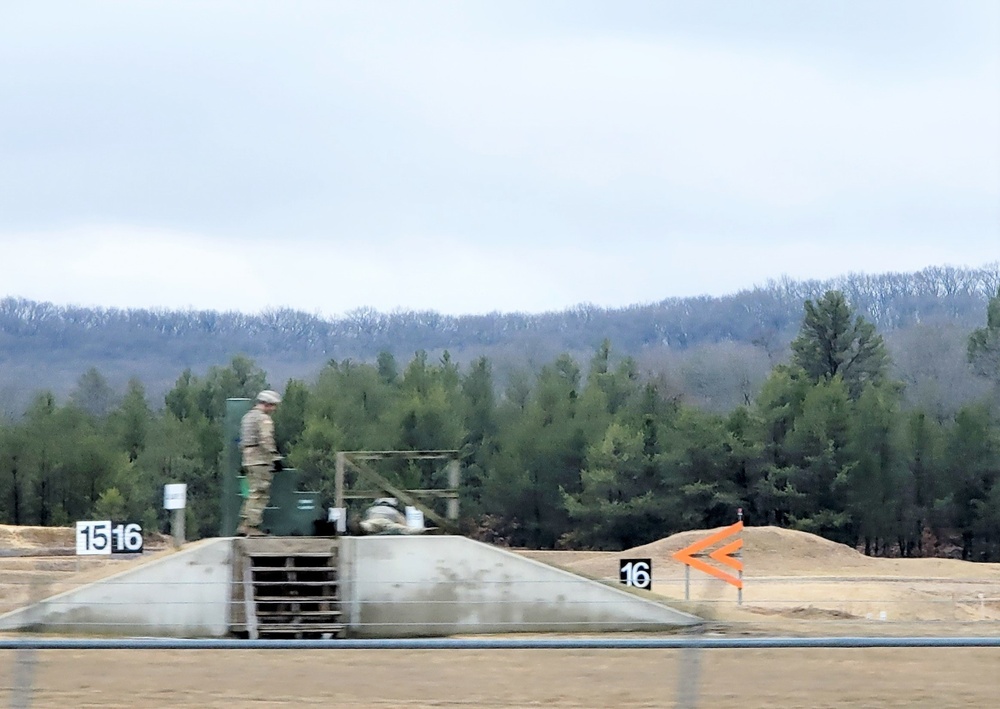 Weekend training operations at Fort McCoy