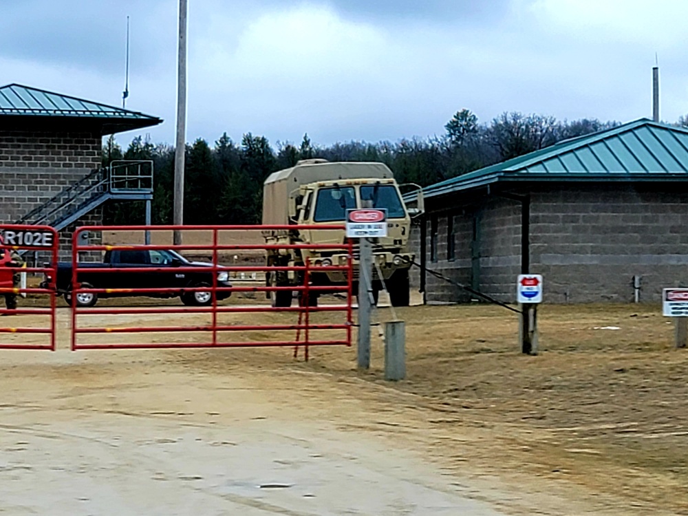 Weekend training operations at Fort McCoy