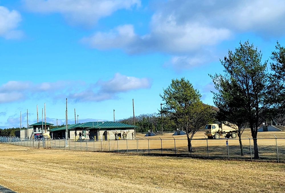 Weekend training operations at Fort McCoy