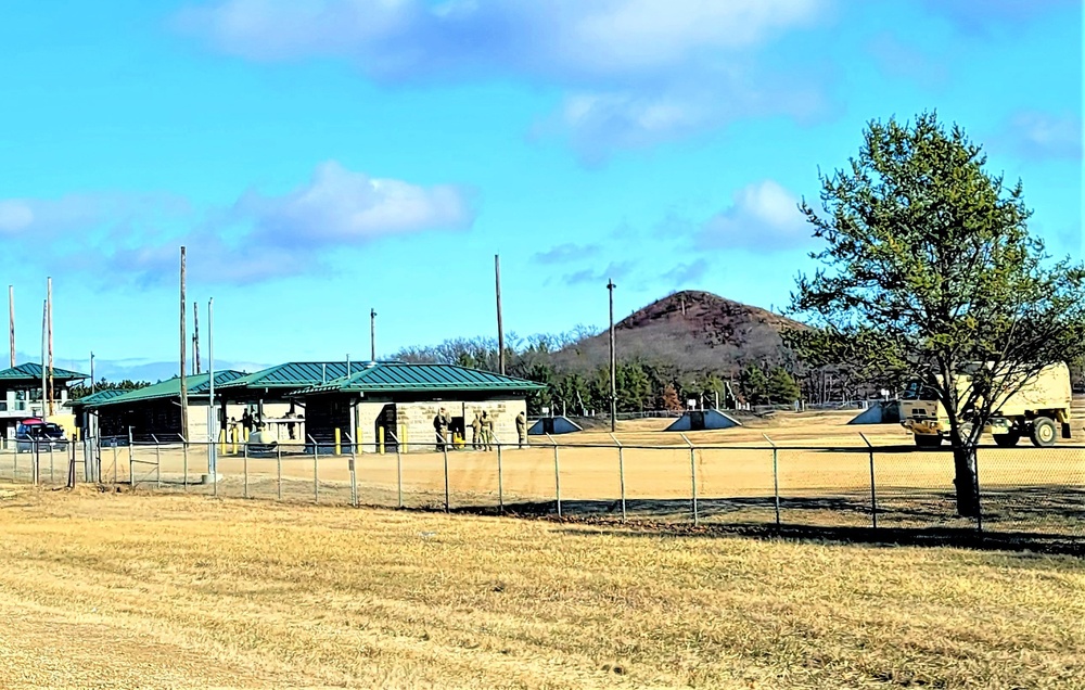 Weekend training operations at Fort McCoy