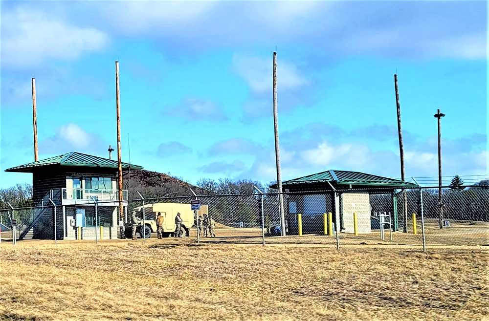 Weekend training operations at Fort McCoy