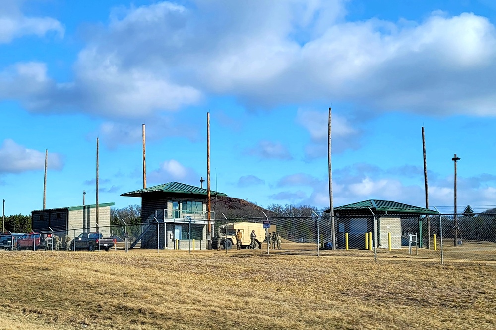 Weekend training operations at Fort McCoy