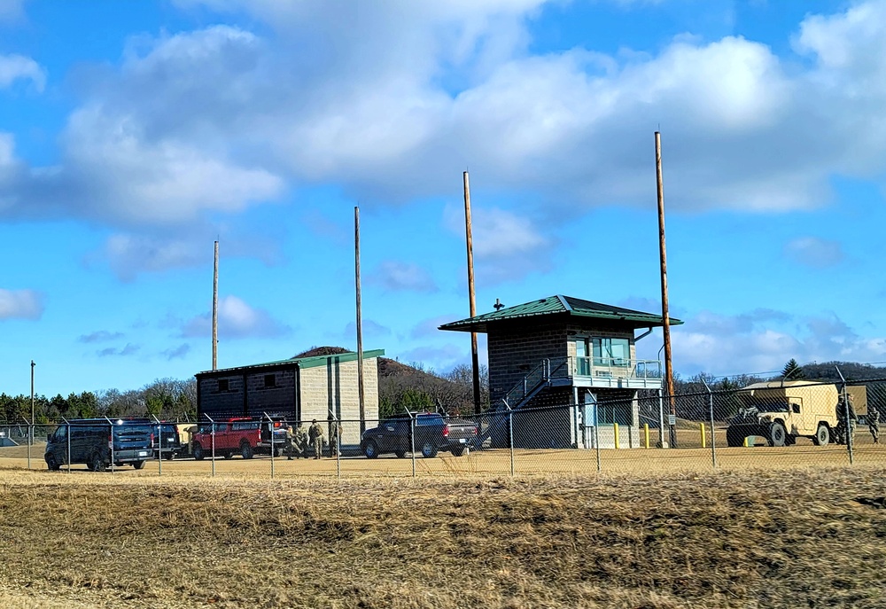 Weekend training operations at Fort McCoy