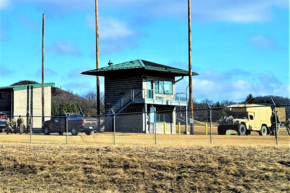 Weekend training operations at Fort McCoy