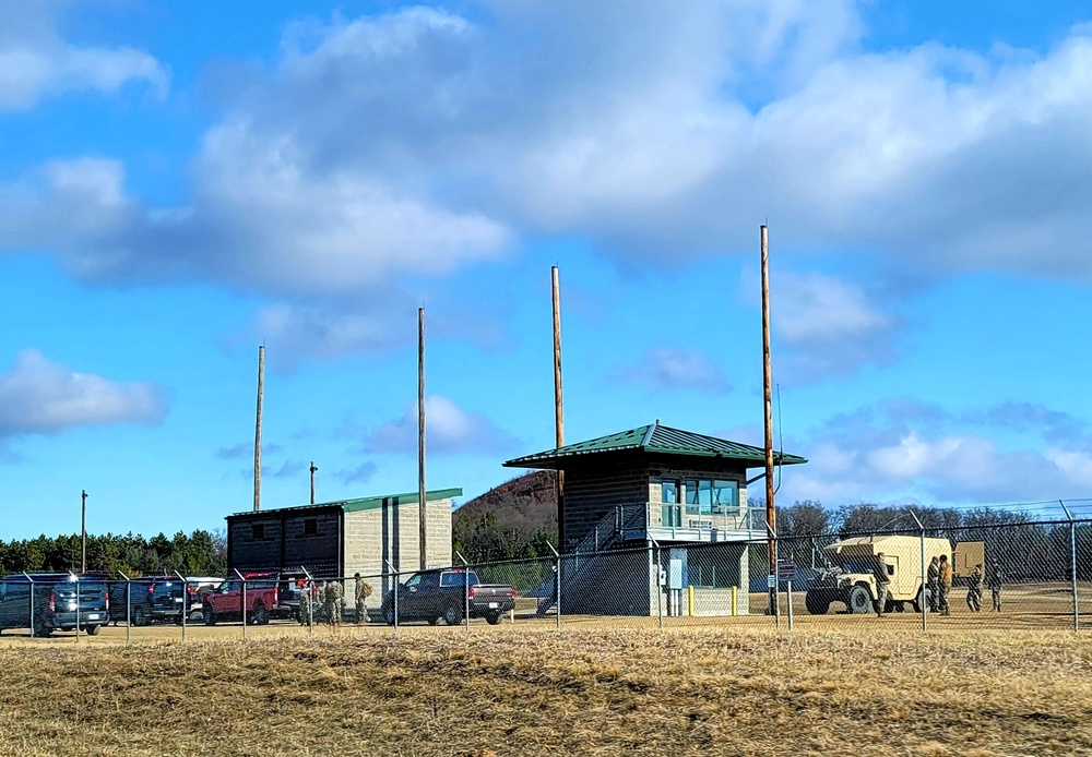 Weekend training operations at Fort McCoy