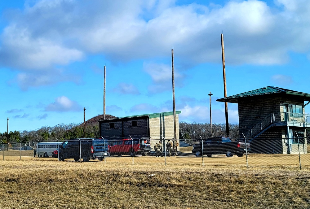 Weekend training operations at Fort McCoy