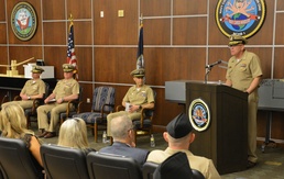 First Navy Expeditionary Logistics Regiment Holds Change of Command Ceremony