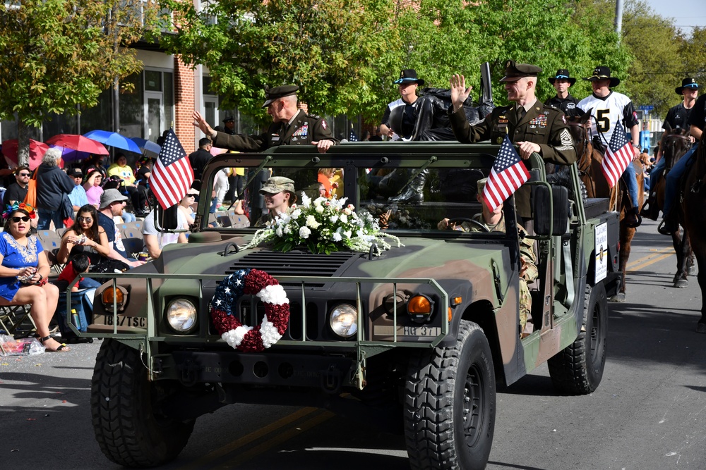 MEDCoE joins the return Battle of the Flowers Parade
