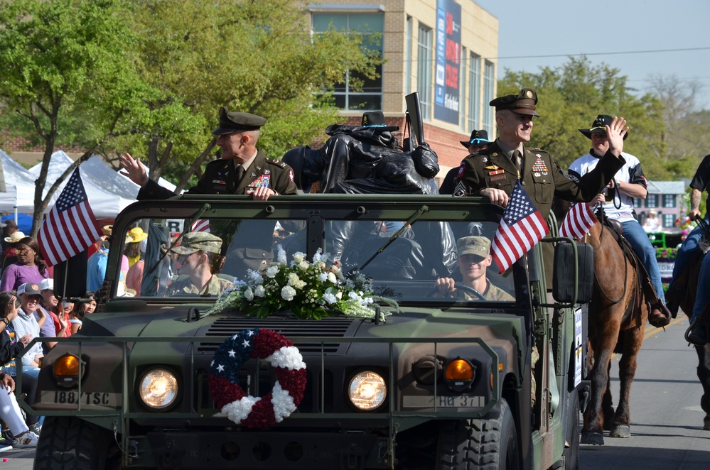 MEDCoE joins the return Battle of the Flowers Parade
