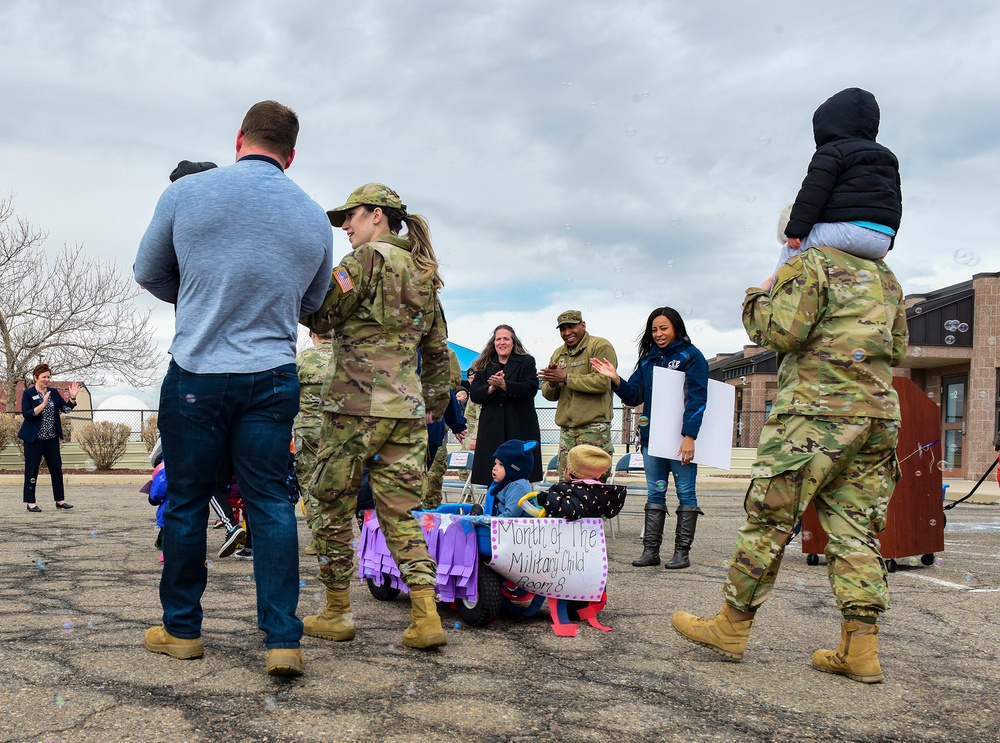 Military families participate in Month of the Military Child parade