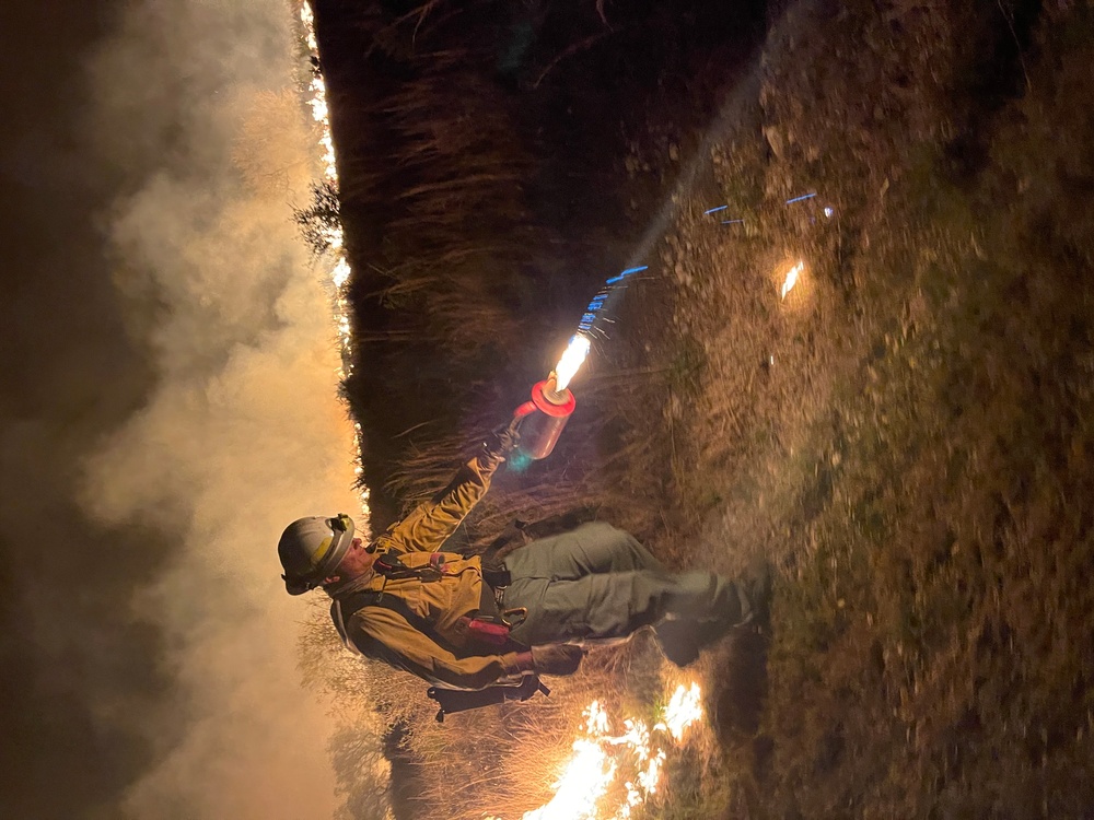 Wildfire at Joint Base San Antonio-Camp Bullis