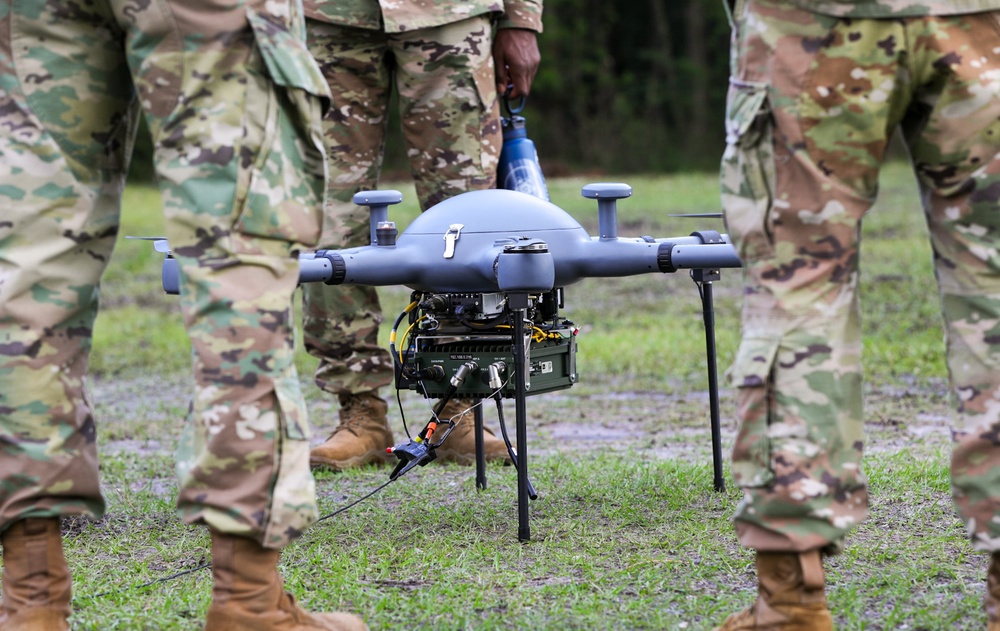 35th Corps Signal Brigade (CSB) tests new drone technology