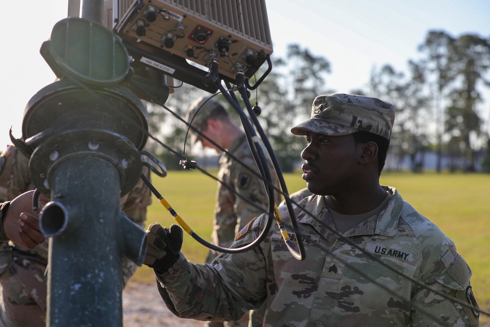 35th Corps Signal Brigade (CSB) tests new drone technology