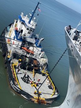 MSC Charters Tugboat for Dead Ship Tow to Texas