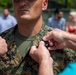 Master Gunnery Sgt. Vincent T. Sicilia's promotion ceremony