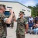 Master Gunnery Sgt. Vincent T. Sicilia's promotion ceremony