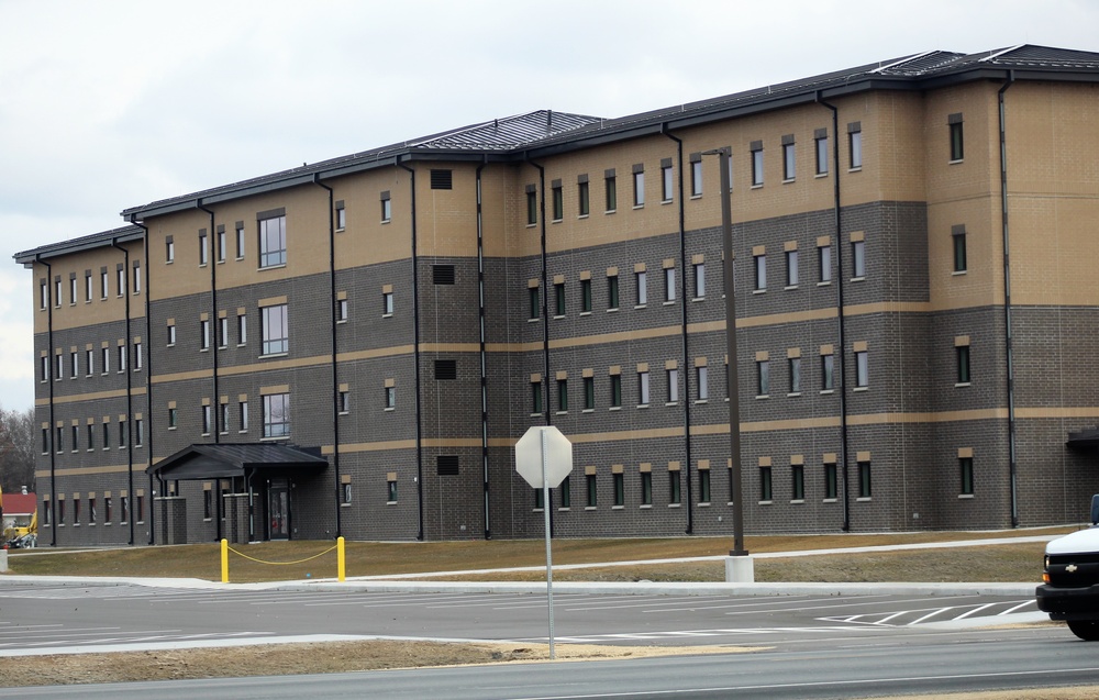 First transient troops training barracks construction project, funded in FY 2019, completed at Fort McCoy