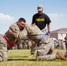 Competitors execute combatives portion of the Best Leader Competition