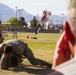 Competitors execute combatives portion of the Best Leader Competition