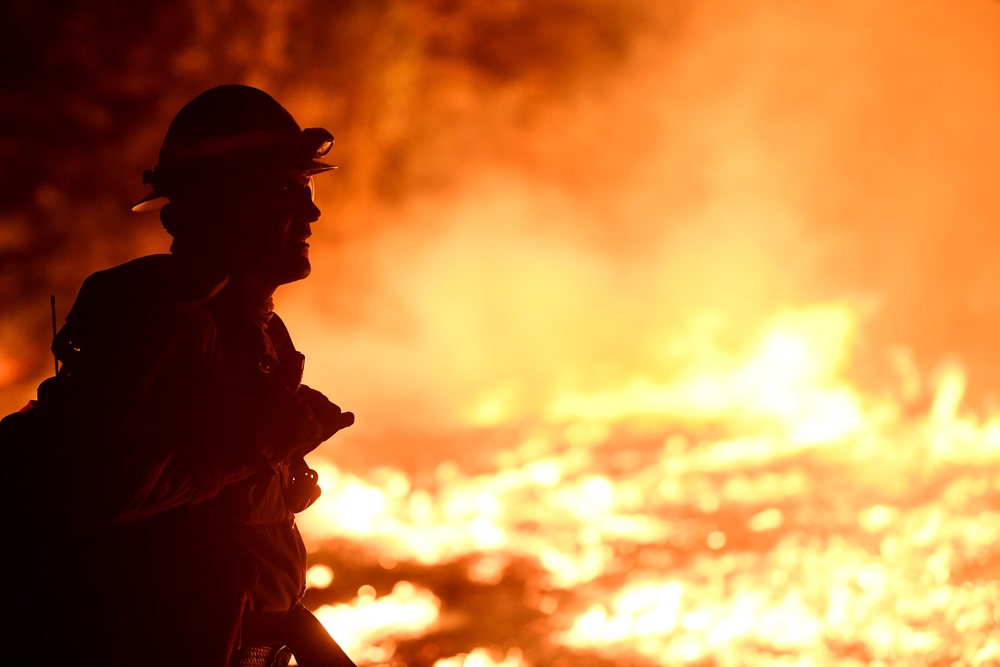 Wildfire at Joint Base San Antonio-Camp Bullis