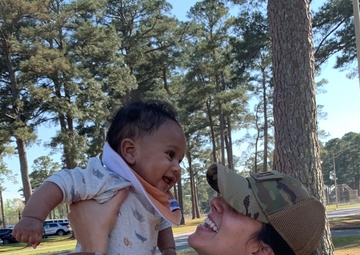 Military child to military mother!
