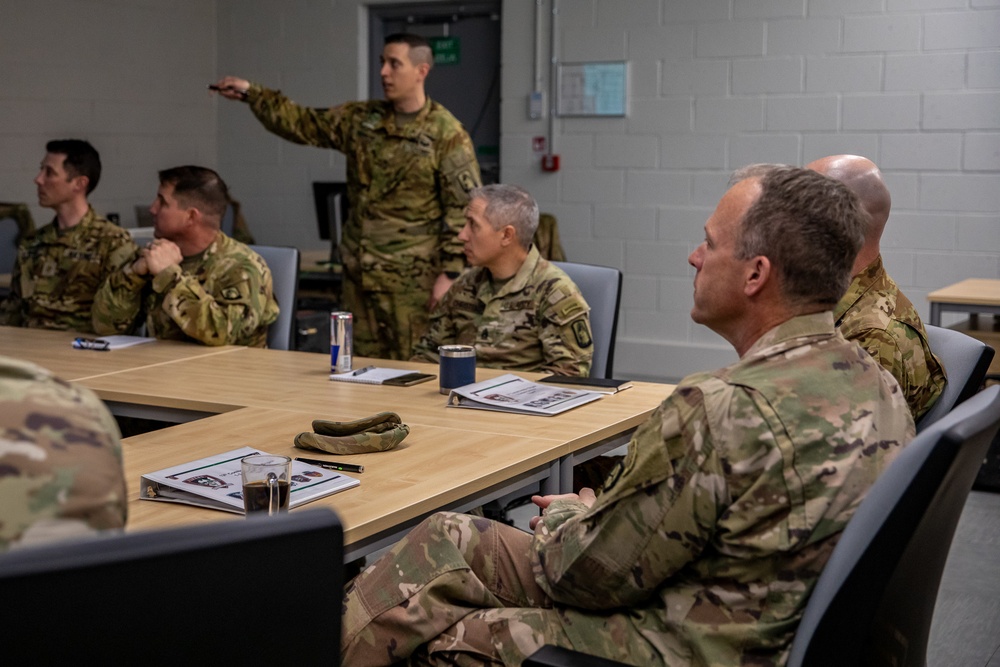 V Corps visits the 1-3rd Attack Battalion