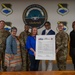 Team Tyndall signs Awareness Proclamation