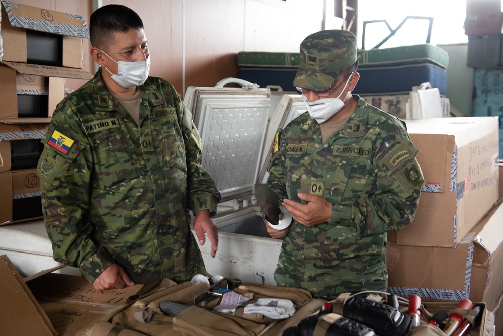 Ecuadorian Armed Forces receive demining equipment